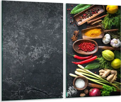 Image de Plaques de recouvrement pour cuisinière 2 pièces 30x52 Couverture de plaque vitrocéramique Cuisine