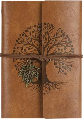 Image de Cahier A6, en cuir synthétique (PU), rechargeable, 1 pièce, pour les croquis et les notes