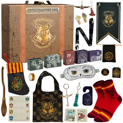 Produktbild von Adventskalender 2026 Mädchen Damen 24 Überraschungen Würfel Countdown Kalender Schmuck Haarschmuck Socken Schrein Geschenke für Kinder Frauen Braun
