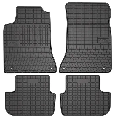 Productafbeelding van Rubberen automatten voor Infiniti Q30 2015-2019 (hatchback) – 4-delig, zwart, op maat – Wielganizator SolidPRO