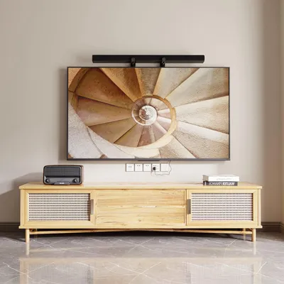 Produktbild von Soundbar Halterung TV, universelle Lautsprecherhalterung für Soundbar bis 15 kg, verstellbar für Montage über oder unter Fernseher