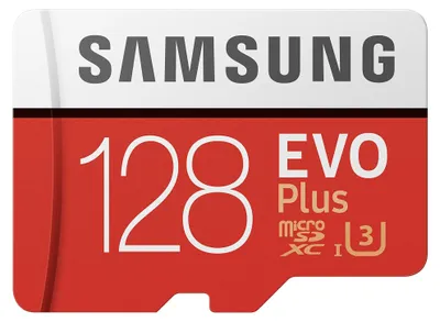 Produktbild von Samsung Evo Plus 128GB MicroSD SDXC Class10 Speicherkarte 100MB/s MB-MC128HA APC