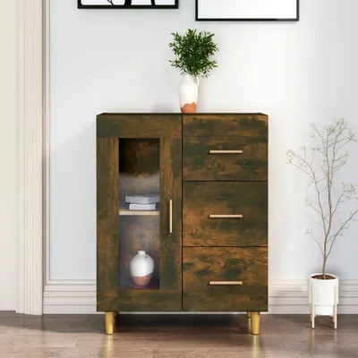 Produktbild von vidaXL Sideboard Räuchereiche 69,5x34x90 cm Holzwerkstoff