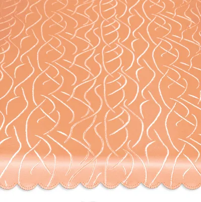 Produktbild von Mitteldecke eckig 90x90 cm Tischdecke Struktur damast Streifen bügelfrei fleckenabweisend  terra hell