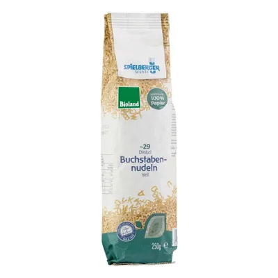 Produktbild von Dinkel - Buchstabennudeln hell 250g