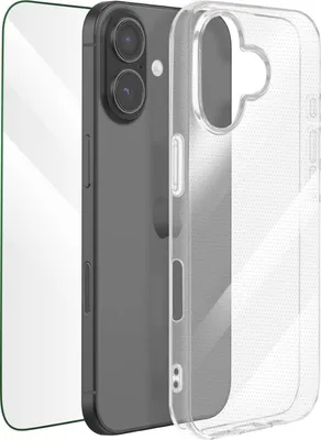 Obrázok produktu pre Mayaxess, sada ochrany 2 v 1 puzdro + fólia iPhone 17, priehľadná