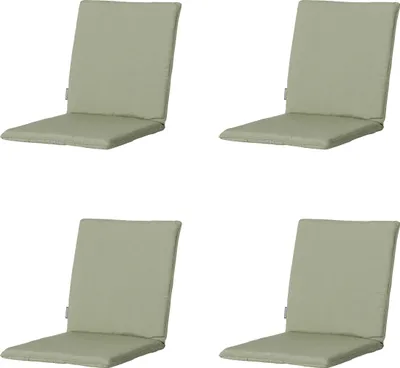 Produktbild von Madison - Stapelbares Stuhlkissen Panama Salbei - Ca. 97x49 cm - 4er-Set