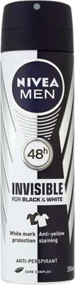 Obrázek produktu pro Nivea - Pánské - Deospray - XXL - Invisible Black & White Original - Antiperspirant - 200 ml - 1 balení
