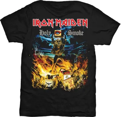 Image de T-shirt Iron Maiden Holy Smoke Noir L