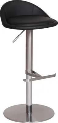 Produktbild von FineBuy Barhocker Edelstahl Barstuhl Tresenstuhl Design Bistrohocker Modern