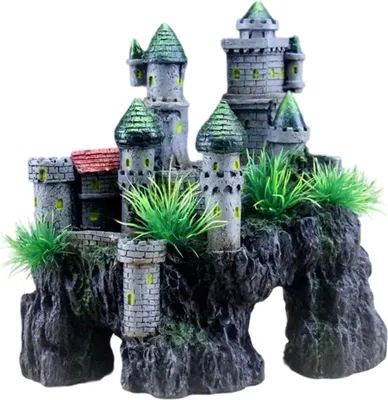 Produktbild von Simulation Harz Verstecken Burg Aquarium Aquarium Ornamente Nachbildung