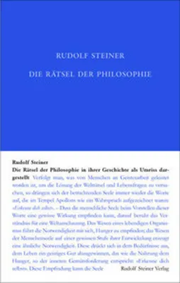 Obrázok produktu pre Die Rätsel der Philosophie in ihrer Geschichte als Umriss dargestellt