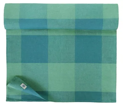 Produktbild von Tischläufer aus 100% Leinen, Grün Mintgrün, 45 x 200 cm
