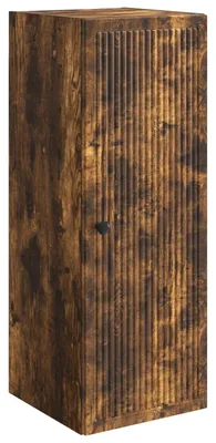 Obrázek produktu pro vidaXL Nástěnná skříňka, kouřový dub, 33 x 34,5 x 90 cm, dřevotřísková deska