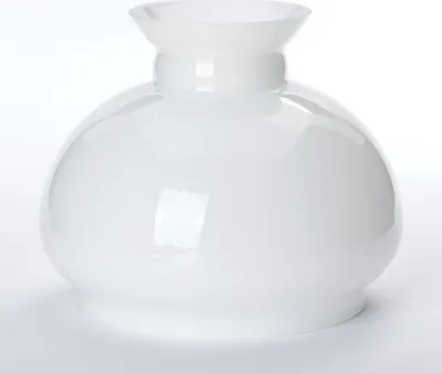 Immagine prodotto di Paralume Vesta per lampade Ø 150 mm, altezza 130 mm, paralume in vetro per lampade a paraffina, lanterne, luci, vetro opalino, bianco