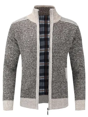 Imagen del producto de Solidchoice: Jersey de punto para hombre con forro de polar