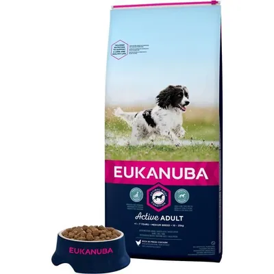 Produktbild von Eukanuba ADULT, Adult, Groß (26-44 kg), Huhn, Truthahn, 15 kg