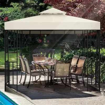 Image de Toit de remplacement pour pavillon de jardin, résistant à l'eau et aux UV