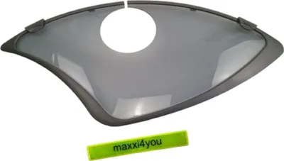 Productafbeelding van Hesling MS ELEGANCE 28/5 Combiclip, plastic fietstube beschermer - grijs, rond, inclusief maxxi4you reflectiestreep