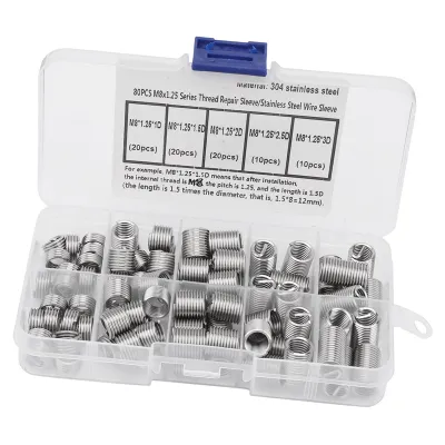 Image de Insert de réparation de filetage, insert d'hélice, insert de fil de bobine, insert de filetage, insert de filetage de vis
