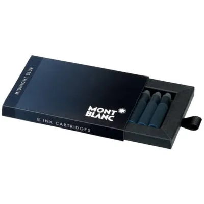 Zdjęcie produktu dla Montblanc® 105195 Tintenpatrone - 8 Stück, midnight blue