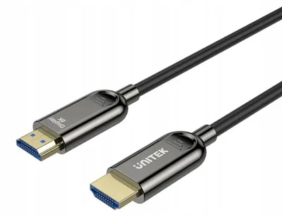Obrázok produktu pre Unitek C11085GY01, optický HDMI 2.1 kábel, 8K, 120 Hz, 60 metrov