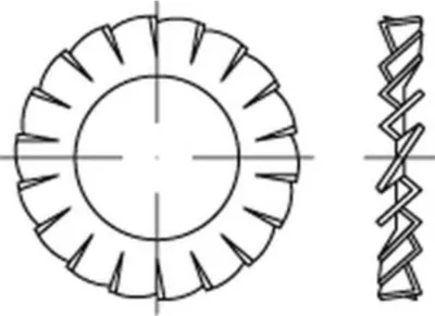 Produktbild von Reyher  6798a Faecherscheiben 19 mm (100 Stück)
