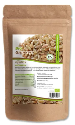 Produktbild von Mynatura  Grünkern ganz ab 1kg - 2 Beutel