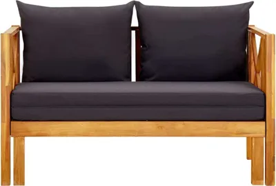 Zdjęcie produktu dla VidaXL 310308, Drewno akacjowe, Tkanina, Poliester, Dorośli i dzieci, 1220 mm, 660 mm, 685 mm