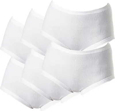 Produktbild von Erwin Müller Damen-Taillenslip im 6er-Pack weiß 52