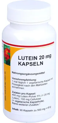 Obrázek produktu pro Lutein 20 mg, 90 kapslí