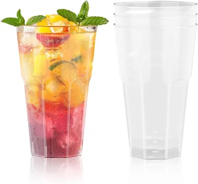 Produktbild von Party Cups 400 ml, 100 Stück, wiederverwendbar, unzerbrechlich, für Feiern