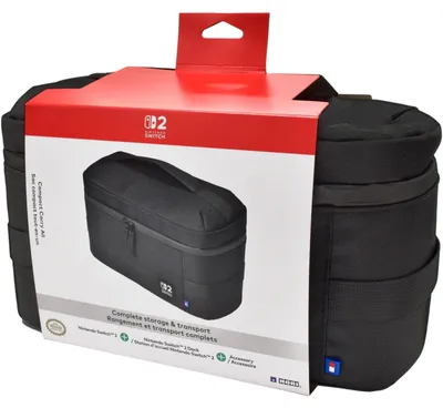 Produktbild von Hori Compact Carry All, Reisekoffer, Nintendo, Schwarz, Nintendo Switch, Nintendo Switch 2, Nintendo Switch OLED, Reißverschluss, 150 mm