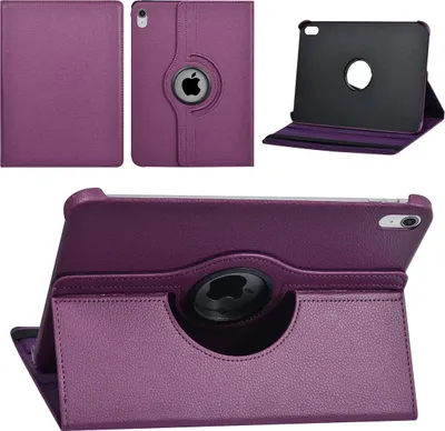 Produktbild von Apple iPad 10.9 (2022) Book Case Tablet - 360 Graden Draaibaar - Purple