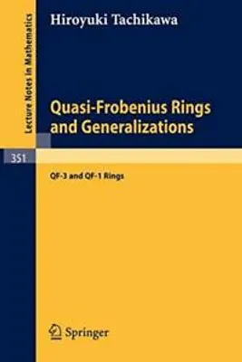 Immagine prodotto di Quasi-Frobenius Rings and Generalizations