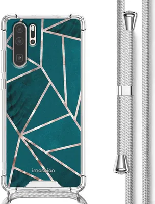 Produktbild von imoshion Design Hülle mit Band Huawei P30 Pro - Petrol Green Graphic