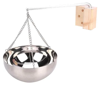 Productafbeelding van Solidchoice - RVS Sauna Aromatherapie Oliekom van 20 cm