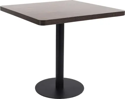 Zdjęcie produktu dla Stolik bistro, ciemnobrązowy, 80x80 cm, MDF