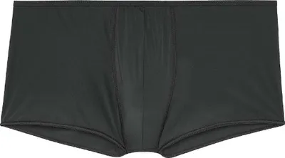 Produktbild von HOM Herren Shorts Plumes Trunks Boxer Hipster Unterhose Unterwäsche Ohne Eingriff Schwarz/Black S