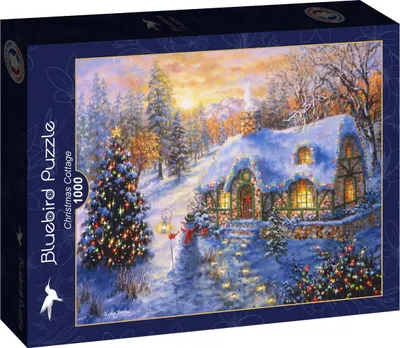 Obrázek produktu pro Bluebird Puzzle Vánoční chaloupka - 1000 dílků