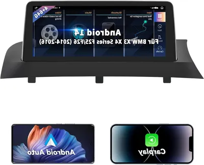 Productafbeelding van Android Autoradio met 10,25 Inch Touchscreen – GPS Navigatie, Android 14, Draadloze CarPlay & HD IPS Scherm