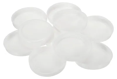 Produktbild von 60 Stück runde Kartondeckel für Versandröhren, weiß