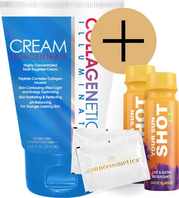 Produktbild von Devoted Creations - Illuminate Cream Concentrate + 2 Your Sun Shots + 2 Verfrissingsdoekjes