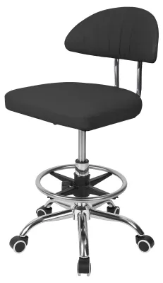 Imagen del producto de Silla de escritorio ergonómica con respaldo y reposapiés