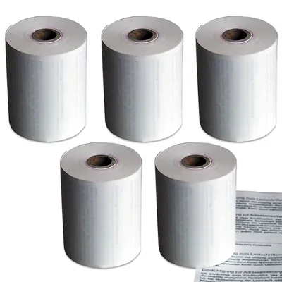 Produktbild von 5 Kassenrollen VEIT Thermorolle 57-30-12mm