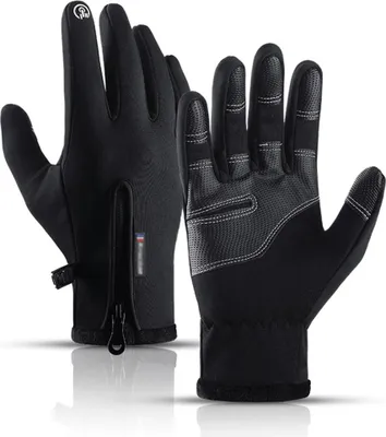 Produktbild von Herren- und Damen-Winterhandschuhe, wasserdichte warme Handschuhe, fingerspitzenempfindlich,
