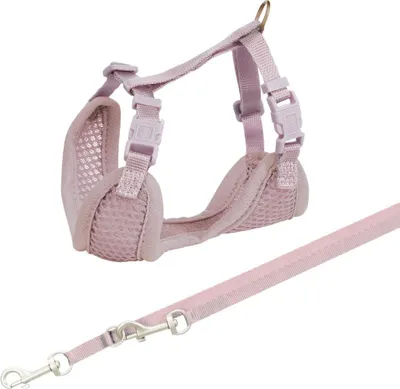 Produktbild von TRIXIE Junior Welpen-Softgeschirr mit Leine, M–L: 36–50 cm / 10 mm, 2,00 m, flieder