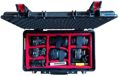 Immagine prodotto di Explorer Cases 5218HL Valigia nera con set di divisori