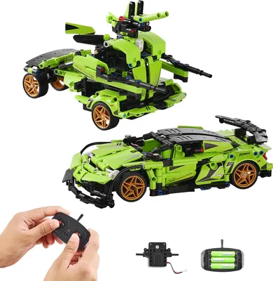 PATEMZON 5 in 1 Technic Robot per Bambini, STEM Telecomandati Robot con Controllo Remoto e App Controllata, RC Set Robotico Programmabile Giocattolo Creativo Regalo per Ragazzi e Ragazze