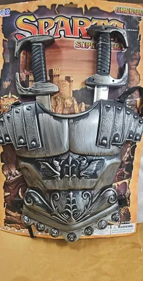 Produktbild von 3-tlg Gladiator Ritter Mittelalter Krieger Set Karneval Fasching Party Cosplay